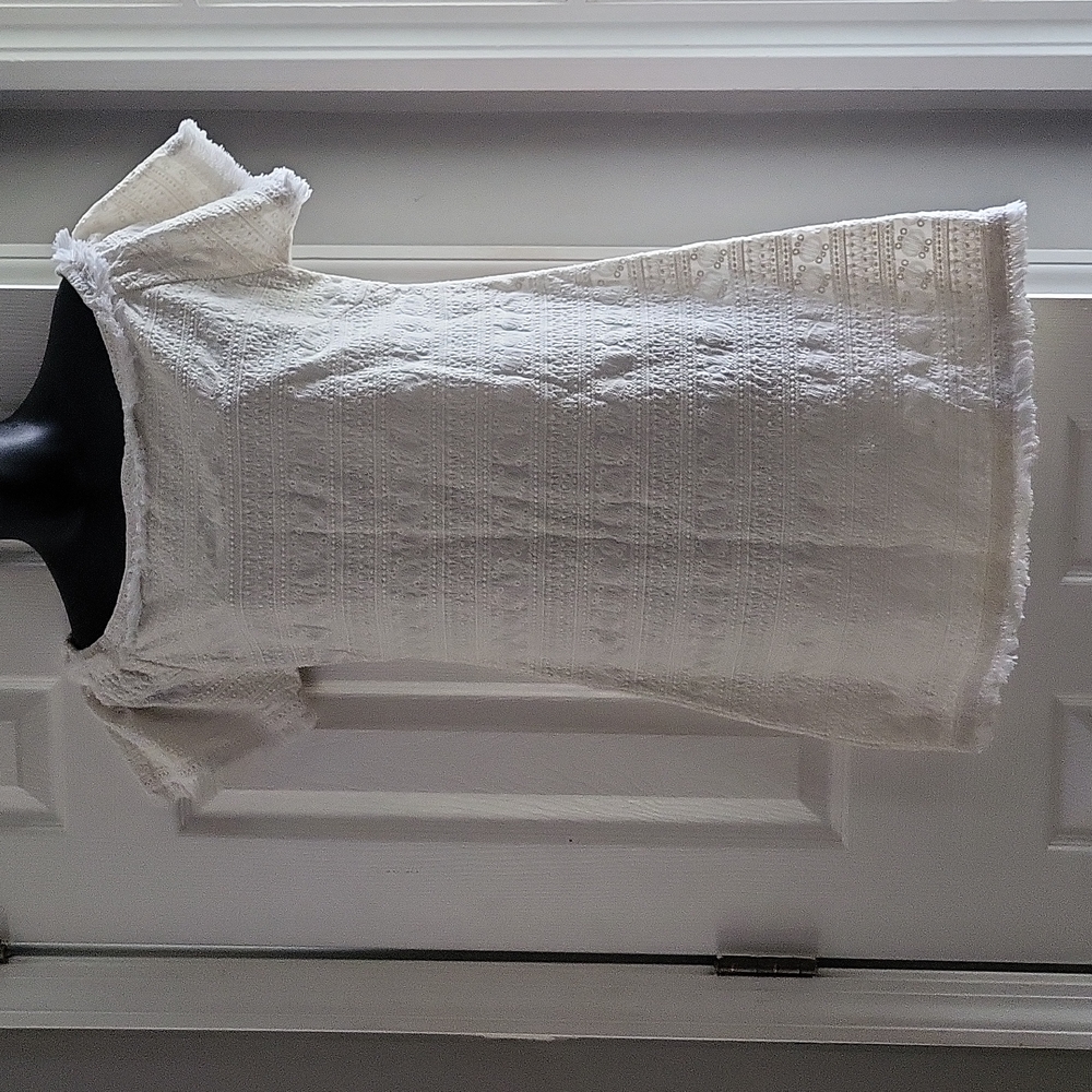 Victoria Road women's dress off white eyelet size Small